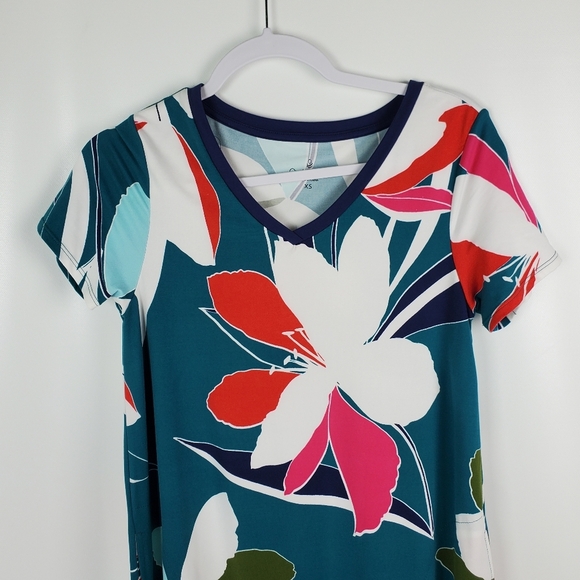 Cuddl Duds Supper Soft Asymmetrical Maxi Dress Sz xs - Picture 2 of 9